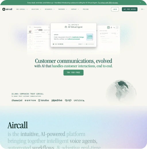 AIRCALL — Communication Tools